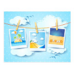 Souvenirs d'été, carte postale