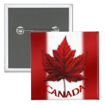 Souvenirs du Canada de bouton de drapeau du Canada Badges Avec Agrafe