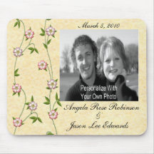 Souvenirs fleurissants Mousepad de lierre Tapis De Souris