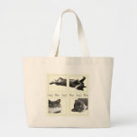 Soxy le chat dans la perspective différente sac en toile