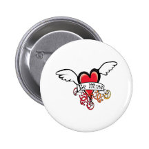 Soyez à moi Valentine Badges Avec Agrafe