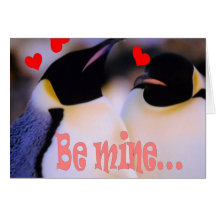 Soyez carte de valentine de mine