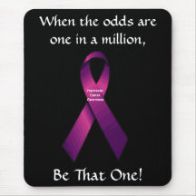 Soyez cela une conscience Mousepad de Cancer pancr Tapis De Souris