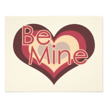 Soyez coeur de jour de Valentines de mine rétro Faire-part Personnalisé