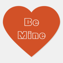 Soyez coeur de mine autocollants
