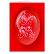 SOYEZ DES COEURS de MINE ROUGES sur le ROUGE par S Cartes De Vœux