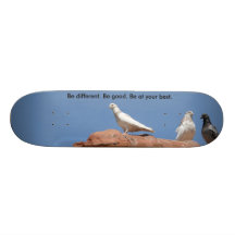 Soyez différent plateaux de skate
