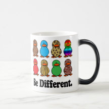 Soyez différents canards mug