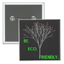 Soyez. ECO. AMICAL !  REGARDEZ :) Badges Avec Agrafe