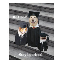 Soyez frais !  Restez à l'école posters