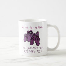 soyez gentil aux bactéries tasses