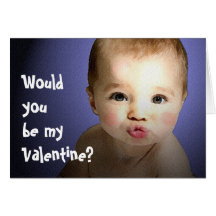 Soyez le mien, carte de Valentine de bébé