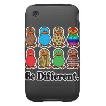 soyez les canards mignons de motif drôle différent coque iPhone 3 tough 