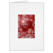 Soyez ma carte de Valentine