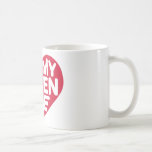 Soyez mon coeur de rouge de valentine mugs à café