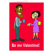 Soyez mon Valentine 1 Carte De Vœux