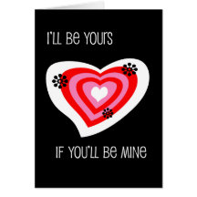 Soyez mon Valentine Cartes De Vœux