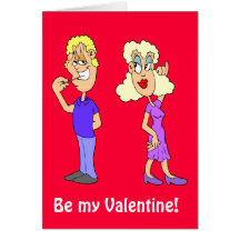 Soyez mon Valentine Cartes De Vœux