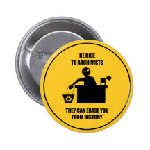 Soyez Nice aux archivistes Pin's