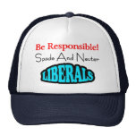 Soyez responsable casquettes