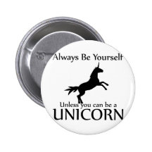 Soyez vous-même licorne pin's