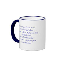 Soyez vous-même mugs à café