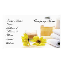 Spa/carte de visite de massage