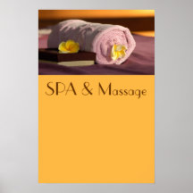 SPA et massage Posters
