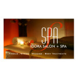 Spa et modèle de carte de visite de massage