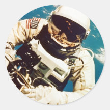 Spacewalk d'astronaute autocollants