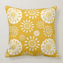 Special de fleur de moutarde oreillers