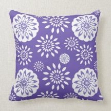 Special lilas de fleur oreillers
