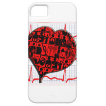 SPÉCIALITÉS MÉDICALES DU COEUR ECG DE CCU COQUES iPhone 5 Case-Mate