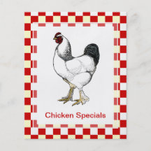 Specials hebdomadaires de poulet de menu classique prospectus