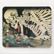 Spectre squelettique par Kuniyoshi Utagawa Mousepa Tapis De Souris
