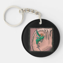 Spéléologie 4 porte-clefs