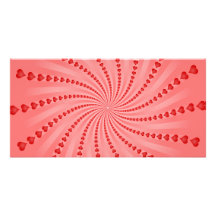 Spirale de coeurs : Illustration de vecteur : Cartes Avec Photo