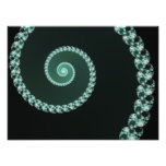 Spirale verte - conception de fractale photographie