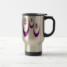 Spirales violettes de Neauvou Tasse