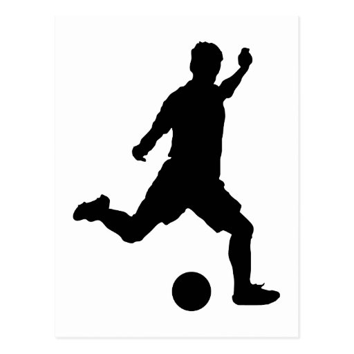 Sport du football carte postale