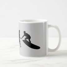 Sport surfant de surfer tasse à café