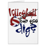 Sports de filles carte de vœux