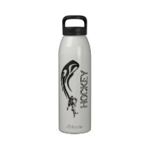Sports personnalisables de flamme d'hockey bouteilles d'eau