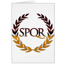 SPQR CARTE DE VŒUX