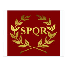 SPQR CARTE POSTALE