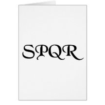 SPQR CARTES DE VŒUX