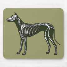 Squelette de great dane tapis de souris