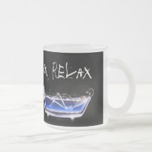 SQUELETTE DE VISION DE RAYON X DE BAIGNOIRE - ORIG TASSE À CAFÉ