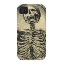 Squelette, Goth, médiéval Coque Case-Mate iPhone 4