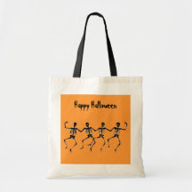 Squelettes de danse sacs de toile